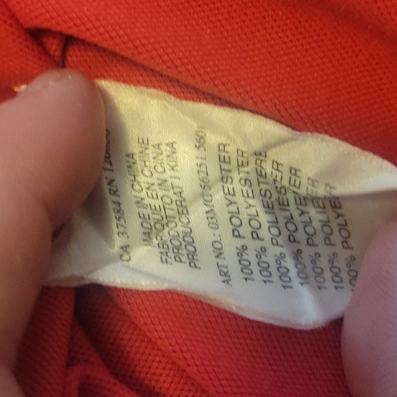 J.Lindeberg Red Golf Shirt XL - Picture 5 of 6